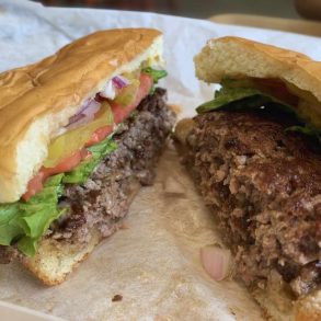 burger at patrick's butcher boy burgers in fort Smith arkansas