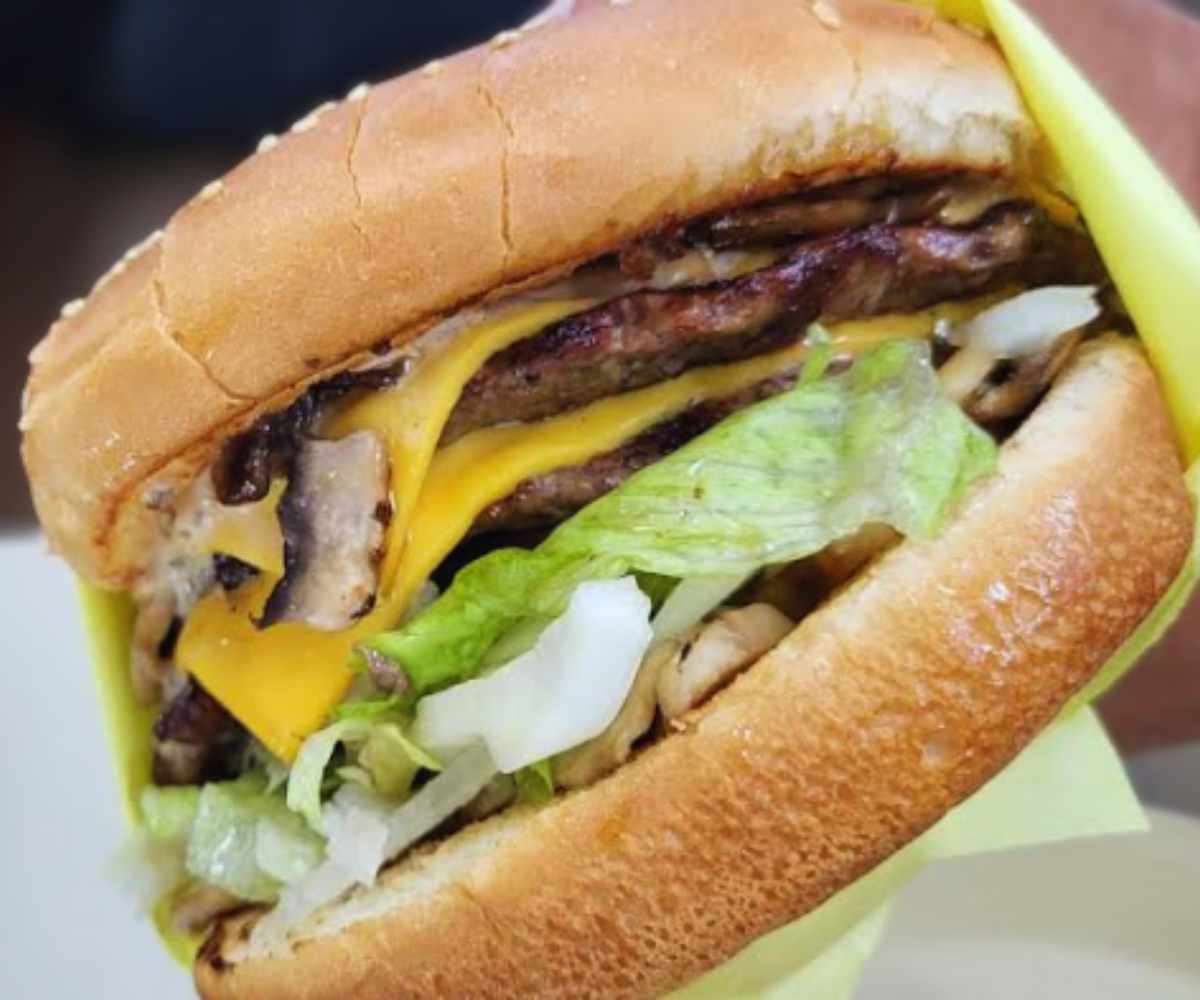 cheeseburger at Troy's Burgers in Los Angeles, CA