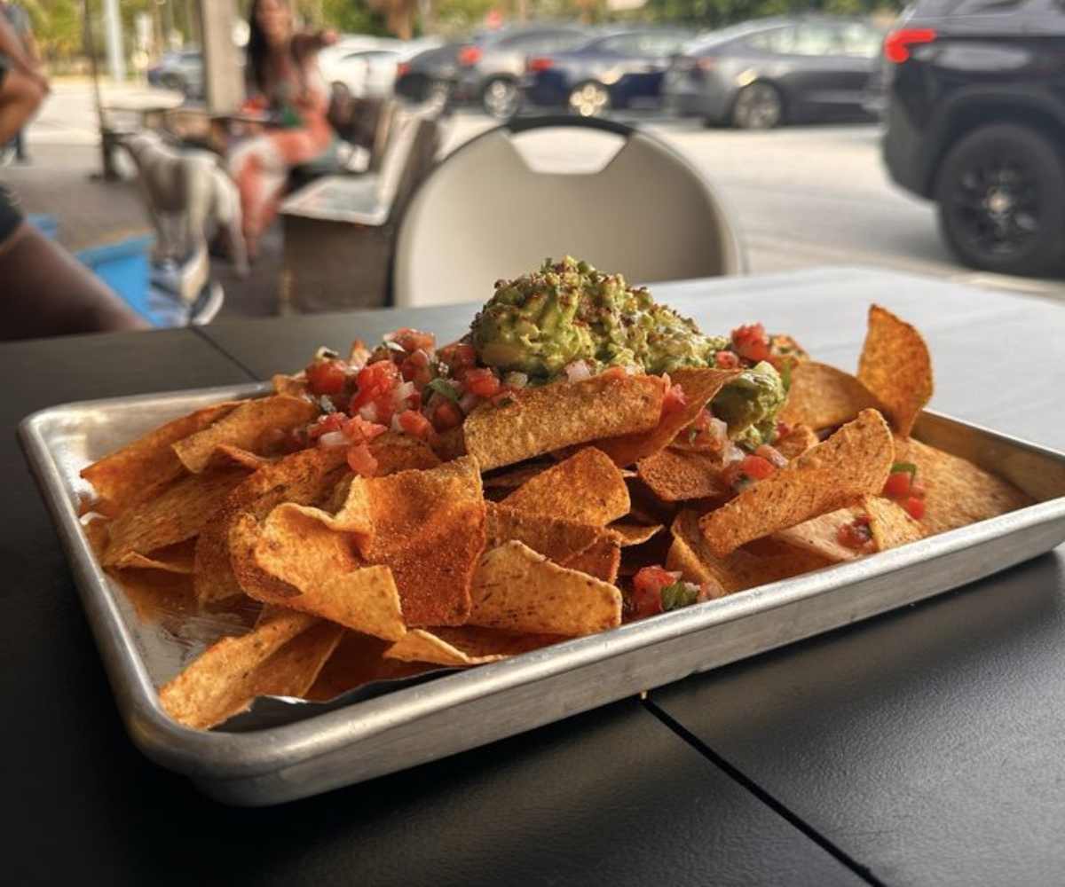 nachos at Bohemian Latin grill in fort lauderdale, FL