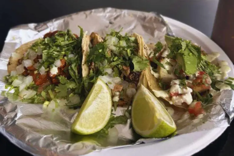 tacos at Bohemian Latin Grill at Fort Lauderdale, FL