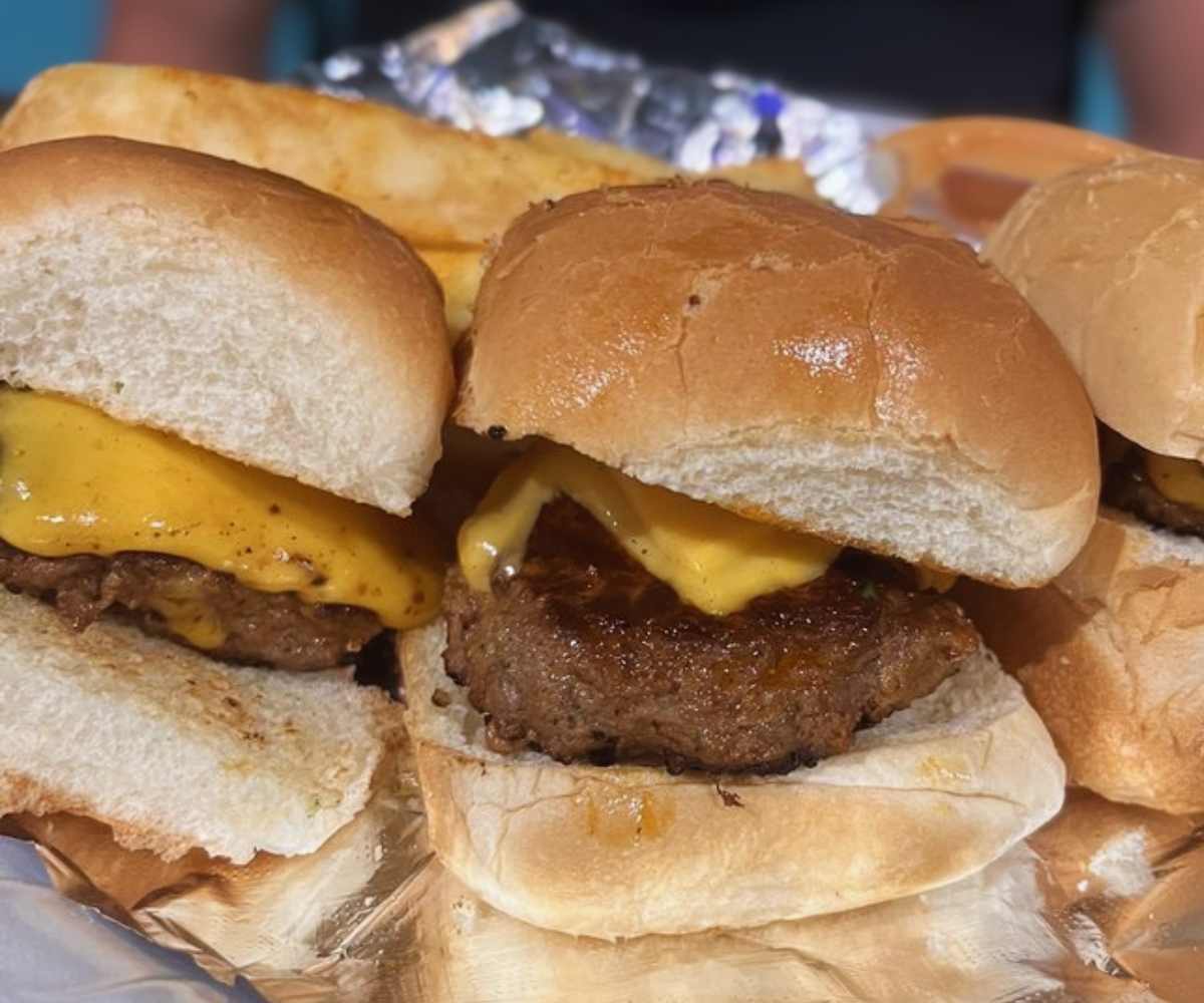burger sliders at bohemian Latin grill in fort Lauderdale, FL