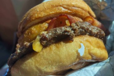 bacon cheeseburger at Amy's Burgers in Las Vegas, NV