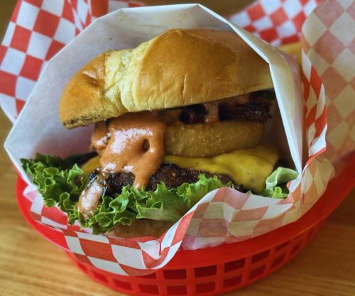 cheeseburger at amy's burger in Las Vegas nv