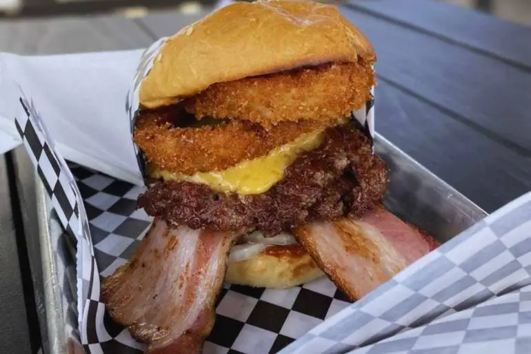 western Burger at copper Kings burgers in San Marcos CA