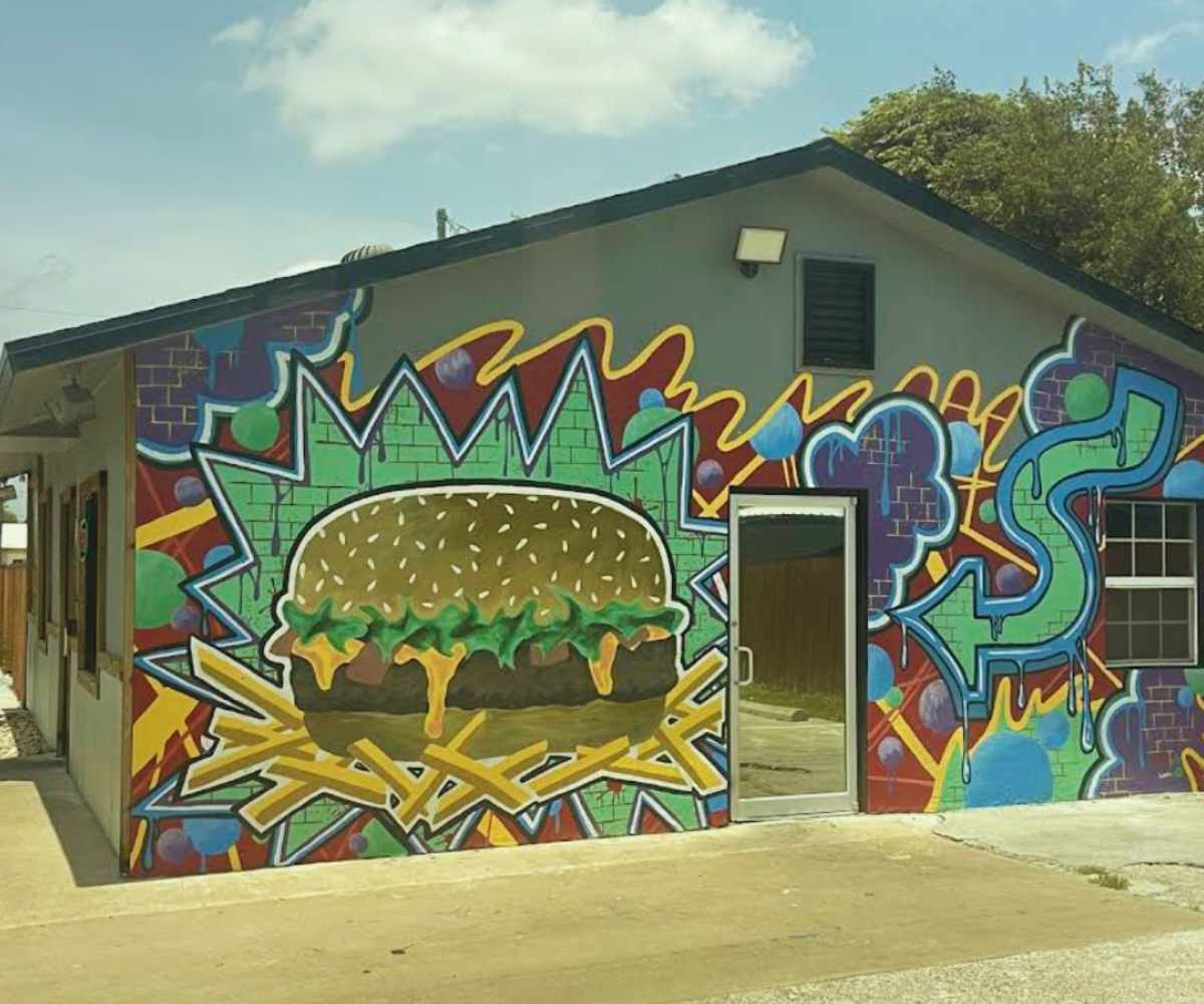 outside of tall guys burgers and fries in San angelo texas