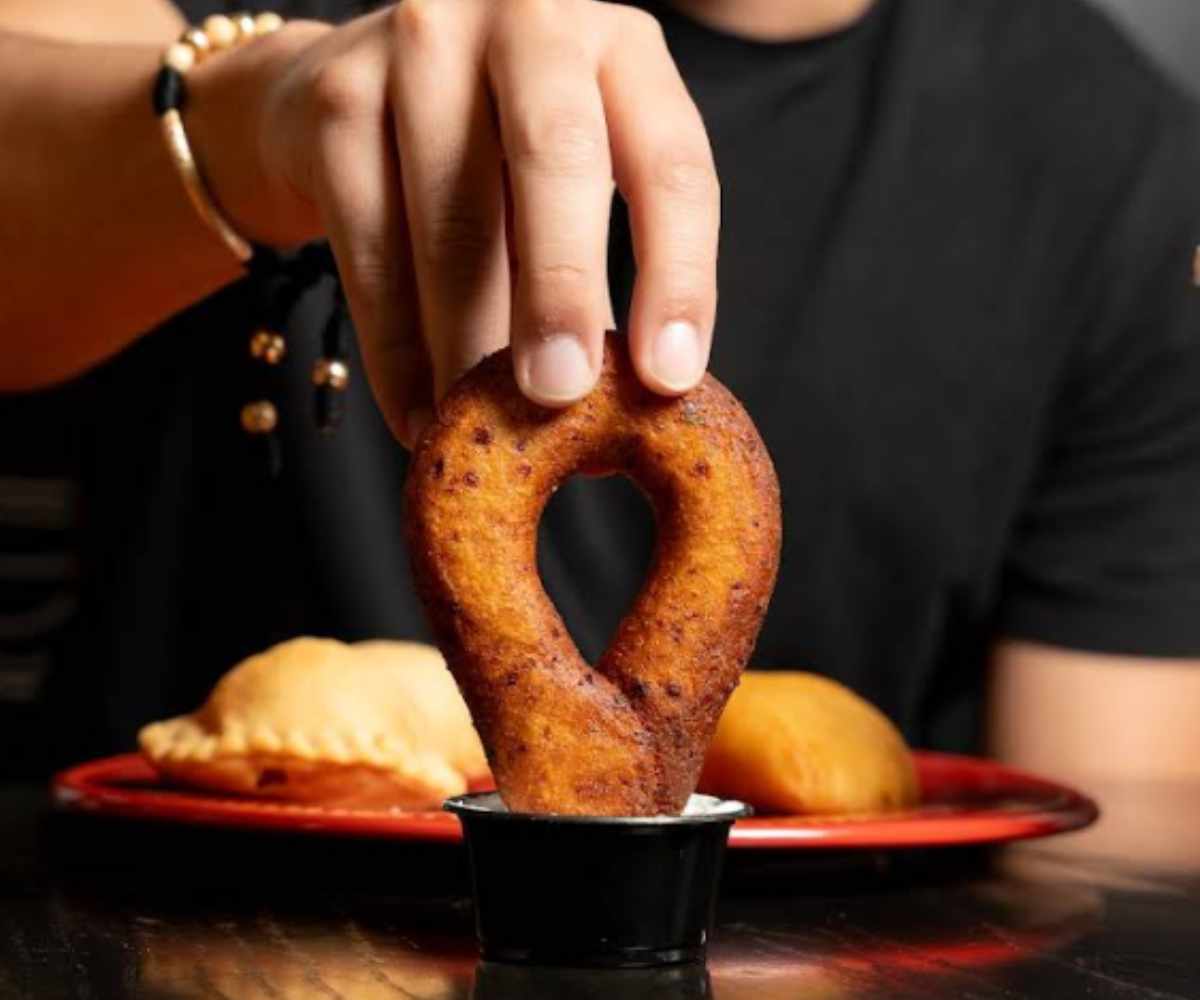 dipping sauce at V Burger in West Jordan Utah