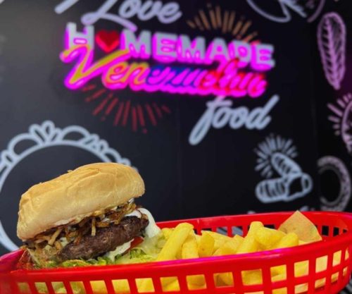 V burger at V burger in West Jordan utah