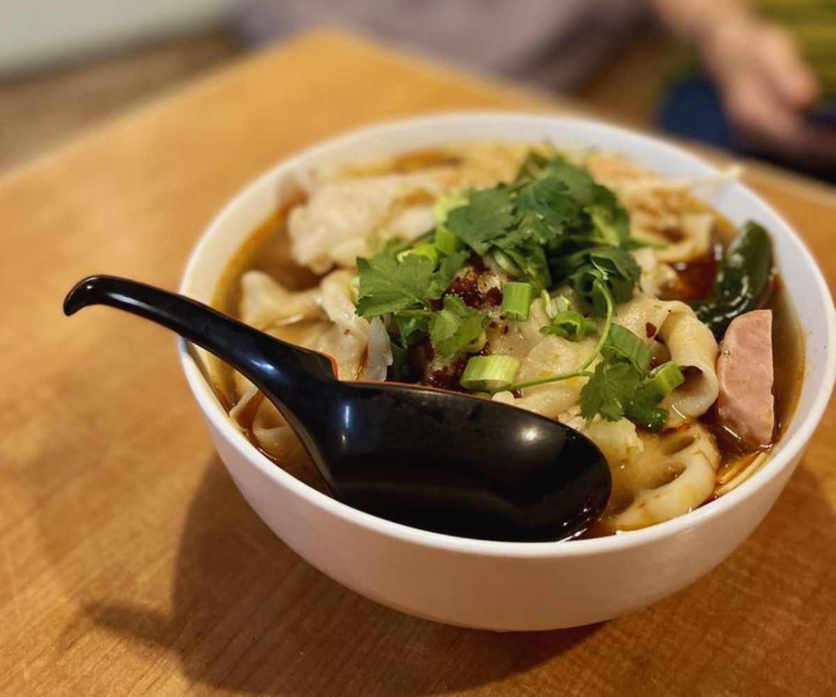 noodles at wild ginger in Alameda CA