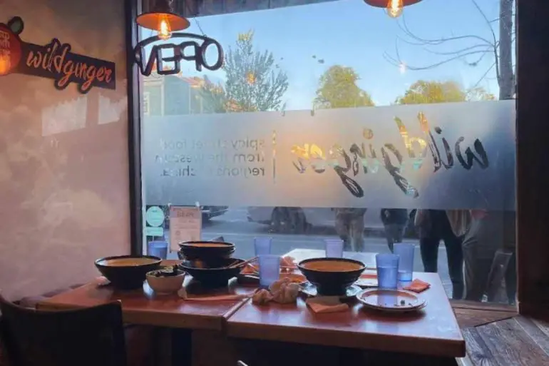 inside wild ginger in Alameda CA