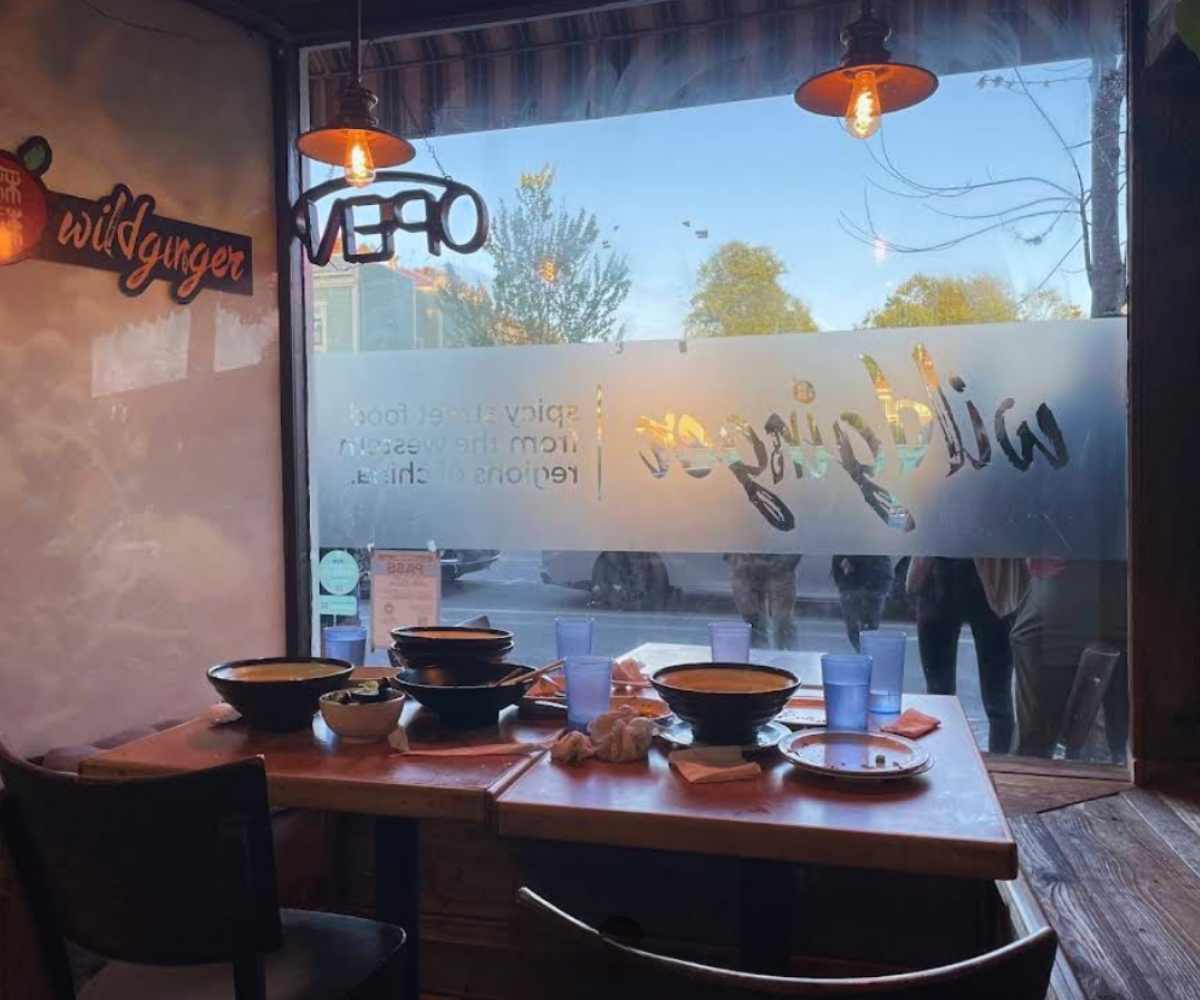 inside wild ginger in Alameda CA