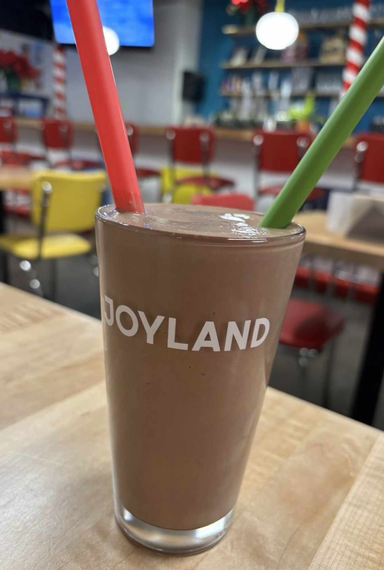 chocolate boozy shake at joyland in Birmingham al