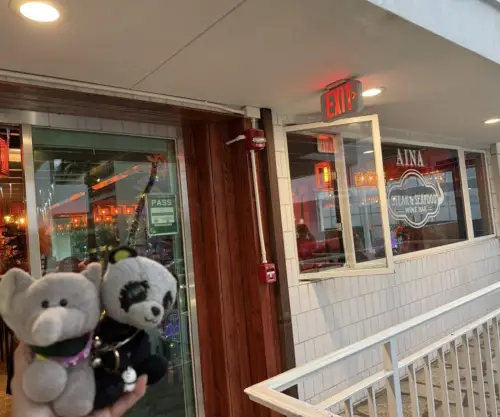 Front entrance of the restaurant