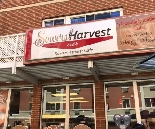 Front signage of the cafe