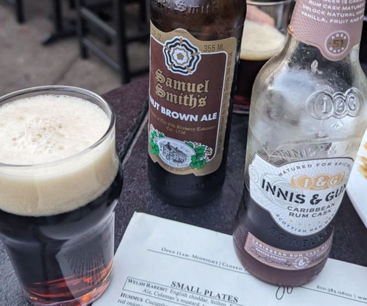 Well-served english beer