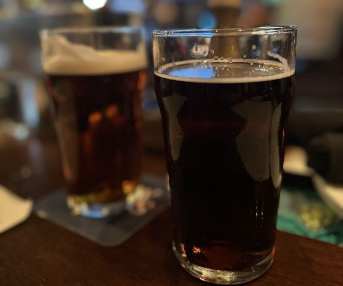 two beers served fresh