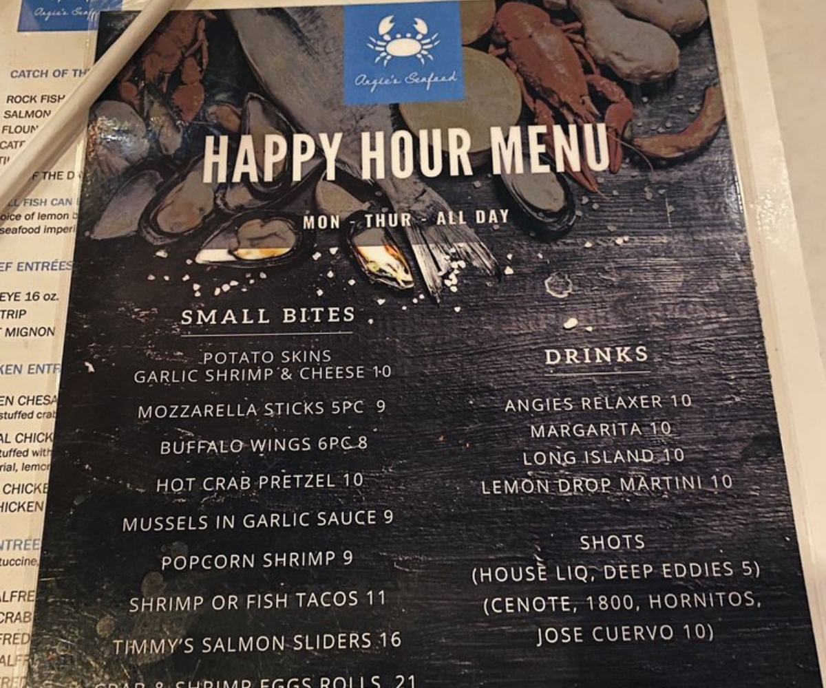 Menu information