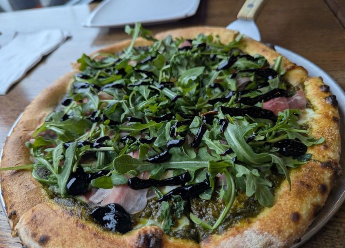 Arugula and prosciutto at Firestone's located in Erie, PA. 