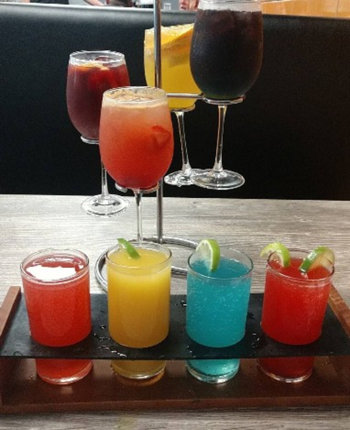 Drinks at Bubbarino's Bites & Bubbles located in Hurricane, WV. 