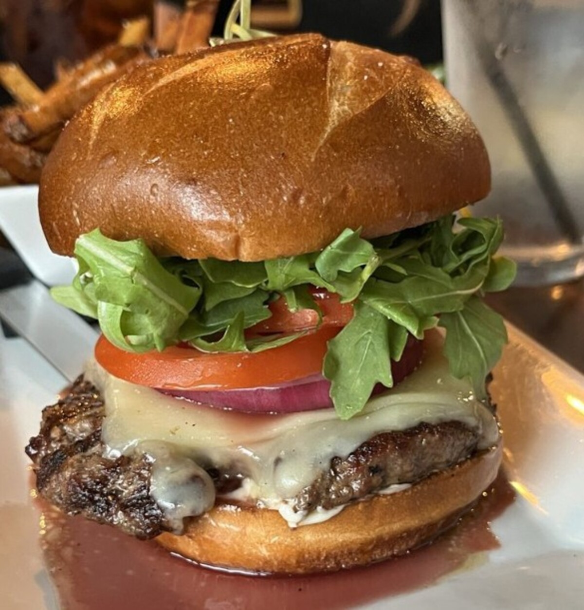 Buffalo Nickel Burger at Black Sheep Cafe located in Provo, UT.