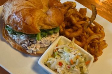 Burger at Retro Rocks located in Saginaw, MI.