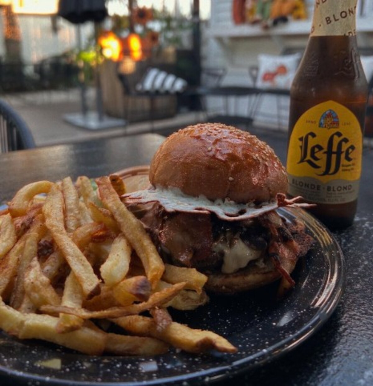 Bacon Mushroom Carnivore Melt at Diego's Food Truck located in McAllen, TX.