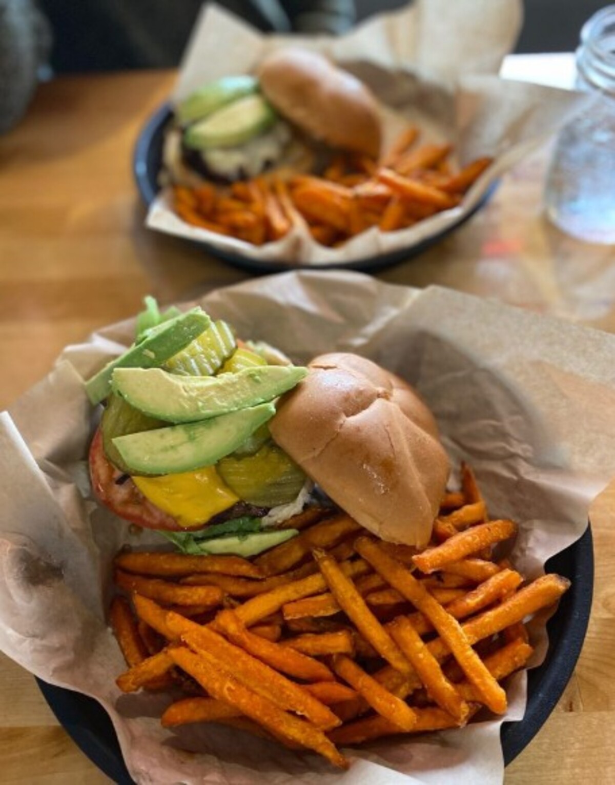 Burgers at The Garage located in Kenosha, WI.