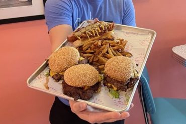 Burgers at Lachele’s Fine Foods located in Des Moines.