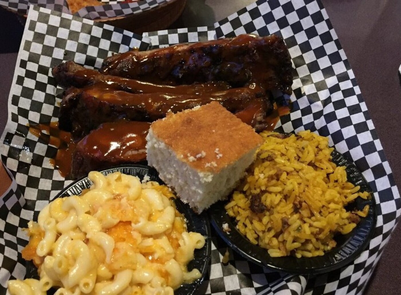 Chicken Tender Basket & Spare Ribs at BIG NICK'S located in Valdosta, GA. 