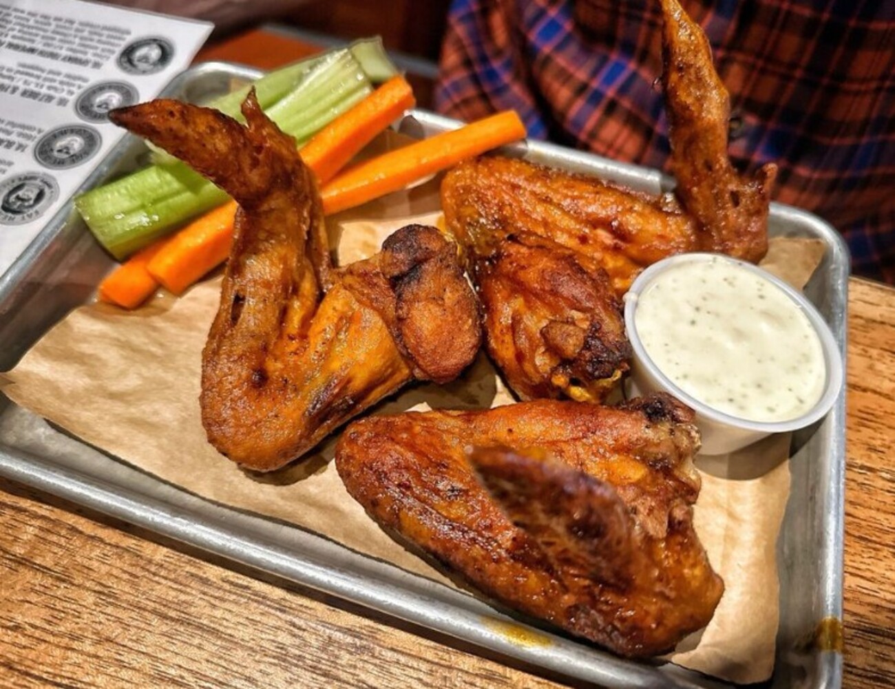 Chicken Wings at Fat Head's Brewery located in Canton, OH. 