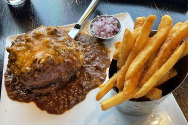Chili Cheeseburger at Mike's Grillhouse located in Modesto, CA.