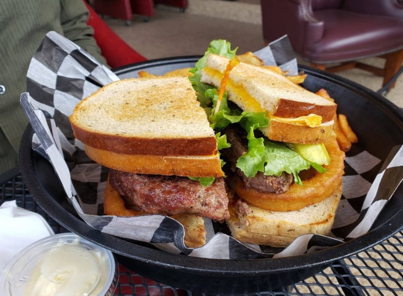 Fatty Melt at Benny's Grill located in Decatur, IL. 