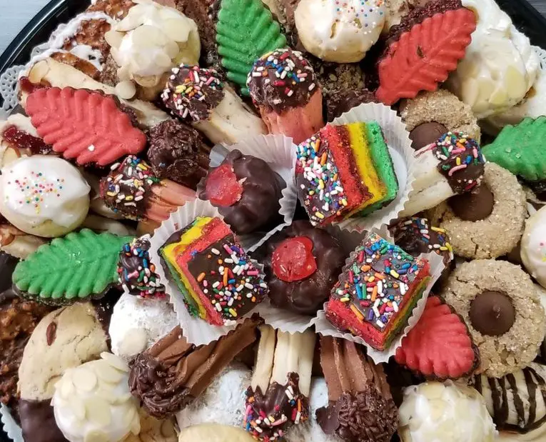 Italian Cookie Platter at Rosie's Italian Bakery and Cafe located in Daytona Beach, FL. 