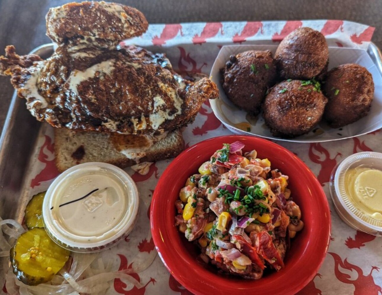 Food at Flock Shop located in Spartanburg, SC. 
