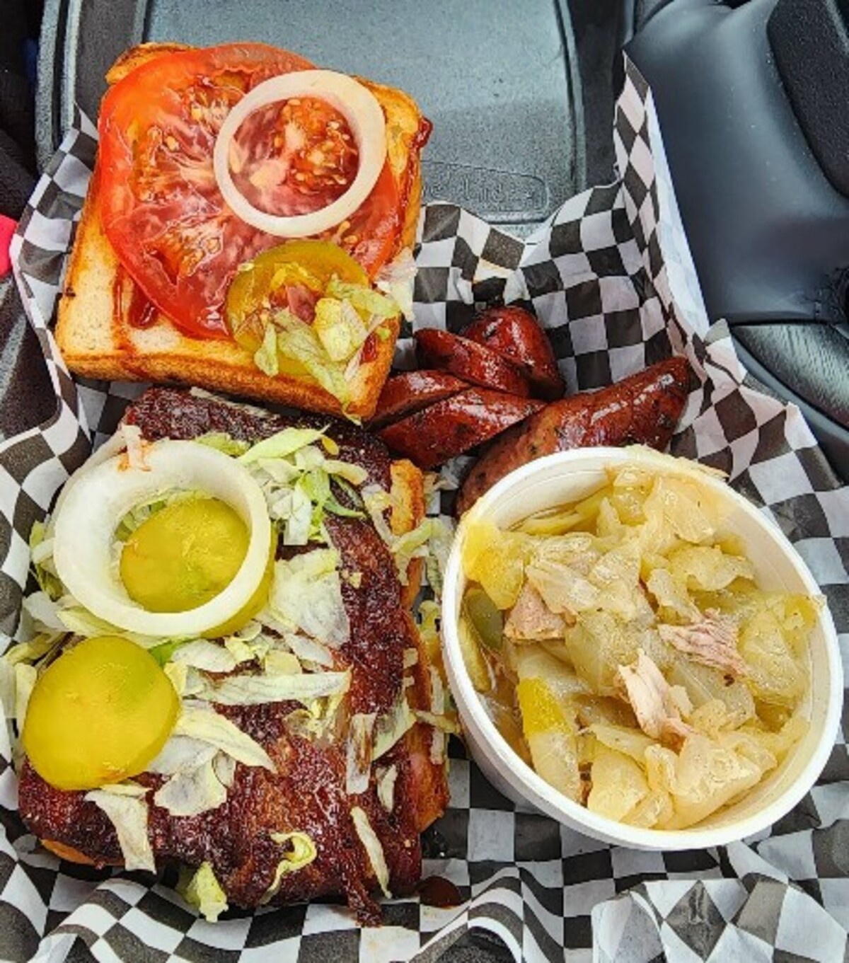 Food at Smoke Bayou located in Baton Rouge, LA.