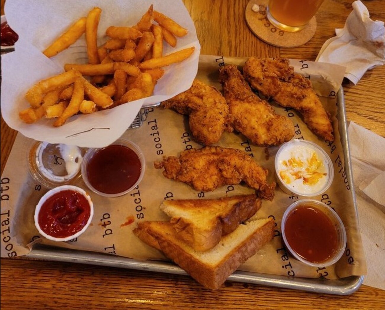 Food at Social BTB located in Joplin, MO. 