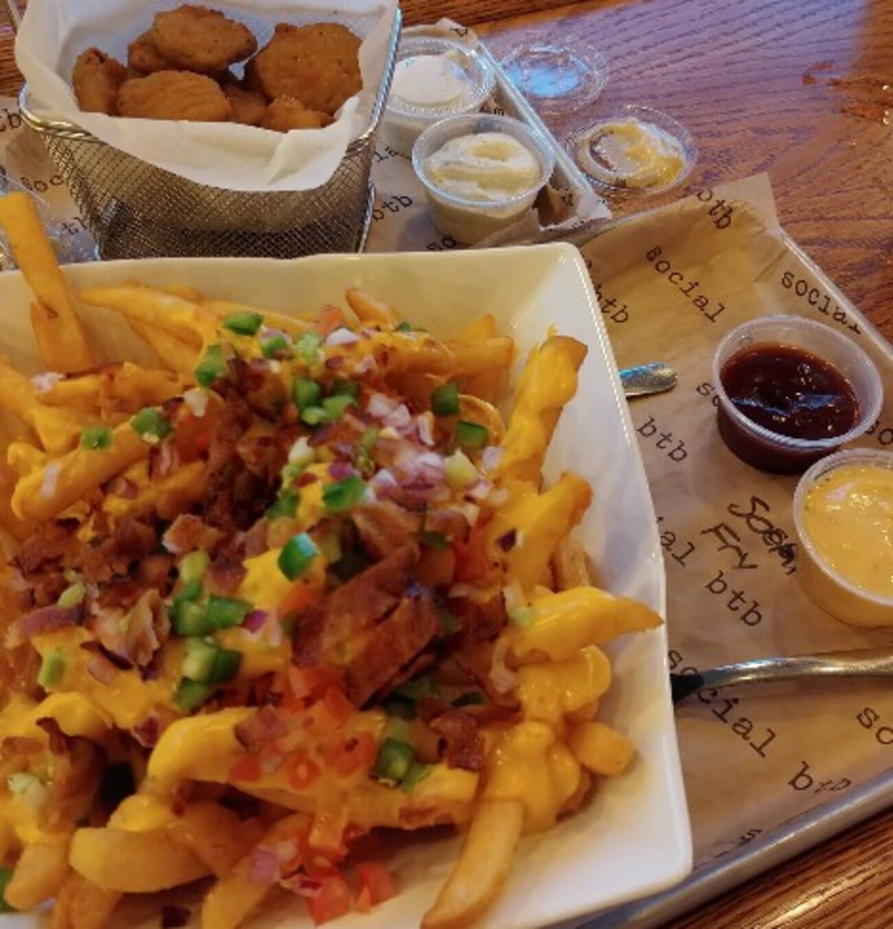 Food at Social BTB located in Joplin, MO. 