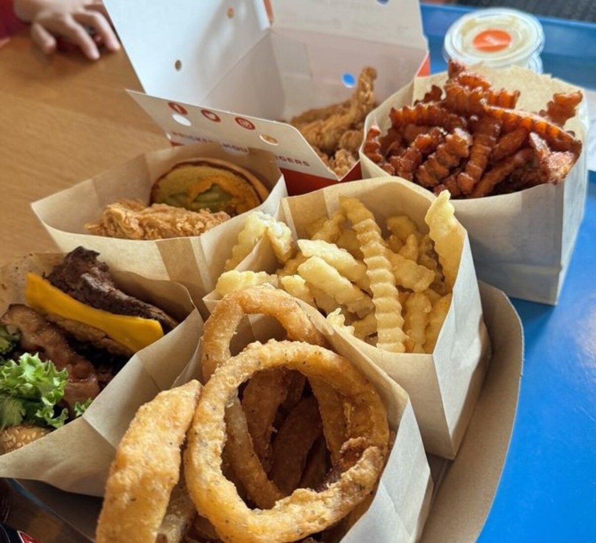 Food at Rick’s Famous located in Utica, NY. 