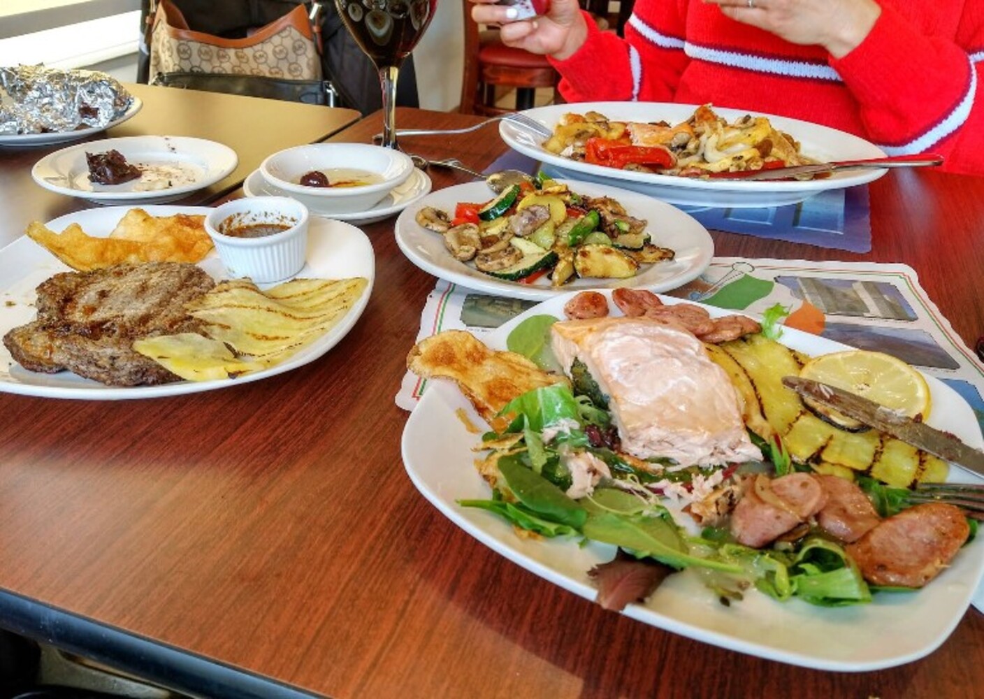 Food at Dicor Italian & Argentinian Restaurant located in North Andover, MA.