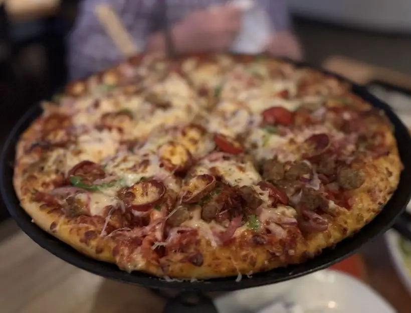 Food at Klavon's Pizzeria & Pub located in Jackson, MI.