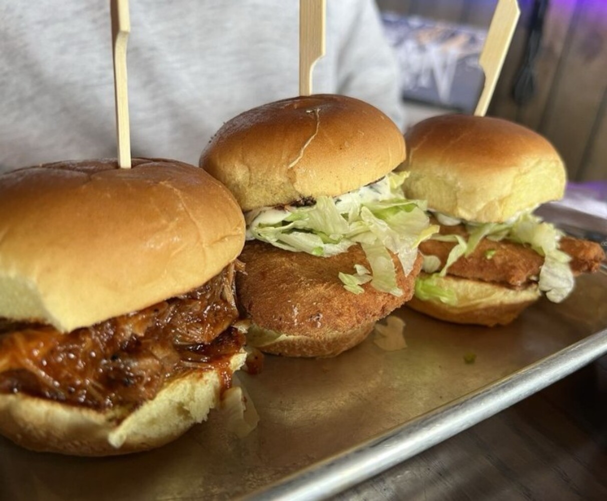 Food at Sidecar Slider Bar located in Lansing, MI.