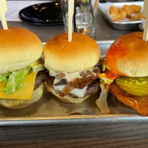 Food at Sidecar Slider Bar located in Lansing, MI.