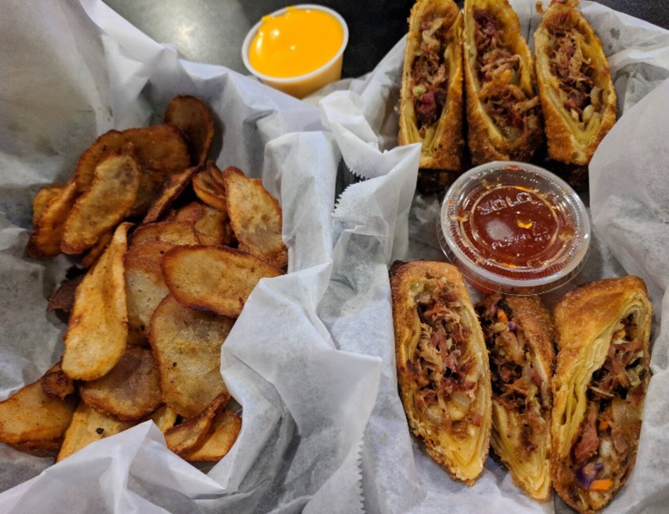 Food at The Broken Barrel Tavern located in NE Palm Bay, FL. 