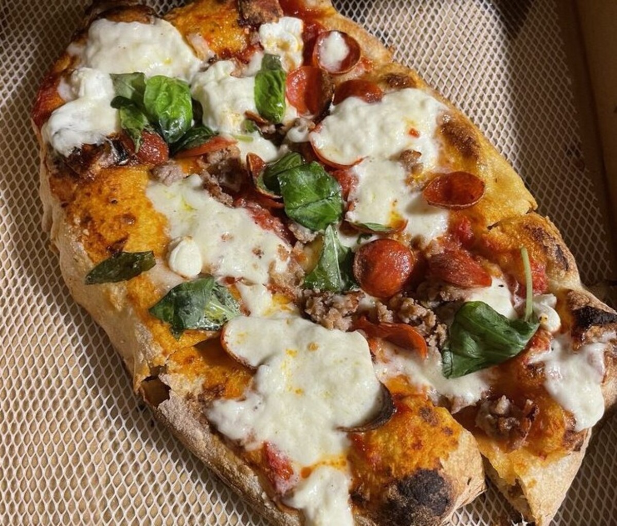 Food at Stracci Pizza located in Alexandria, VA. 