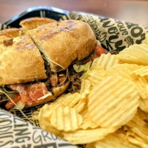 Food at Lil Papi’s International Deli located in Concord, NC.