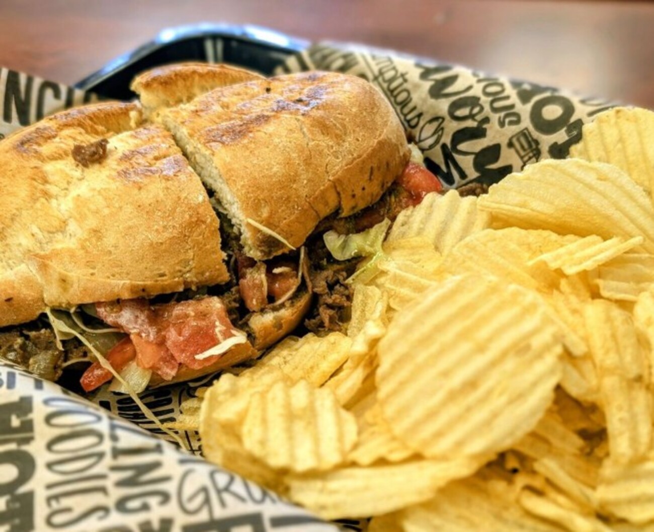 Food at Lil Papi’s International Deli located in Concord, NC. 