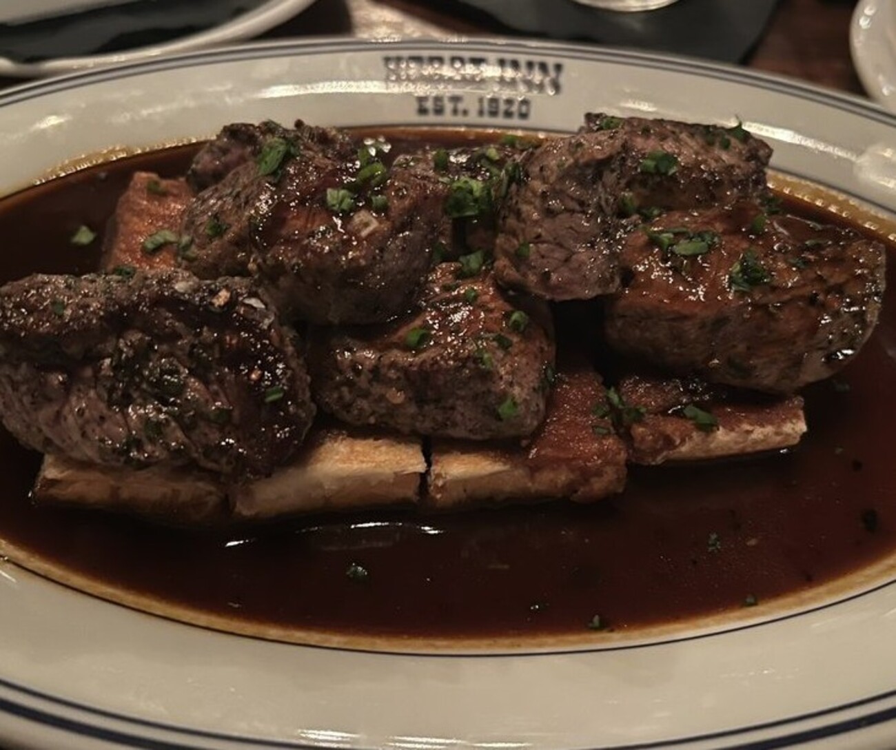 Food at Horse Inn located in Lancaster, PA. 