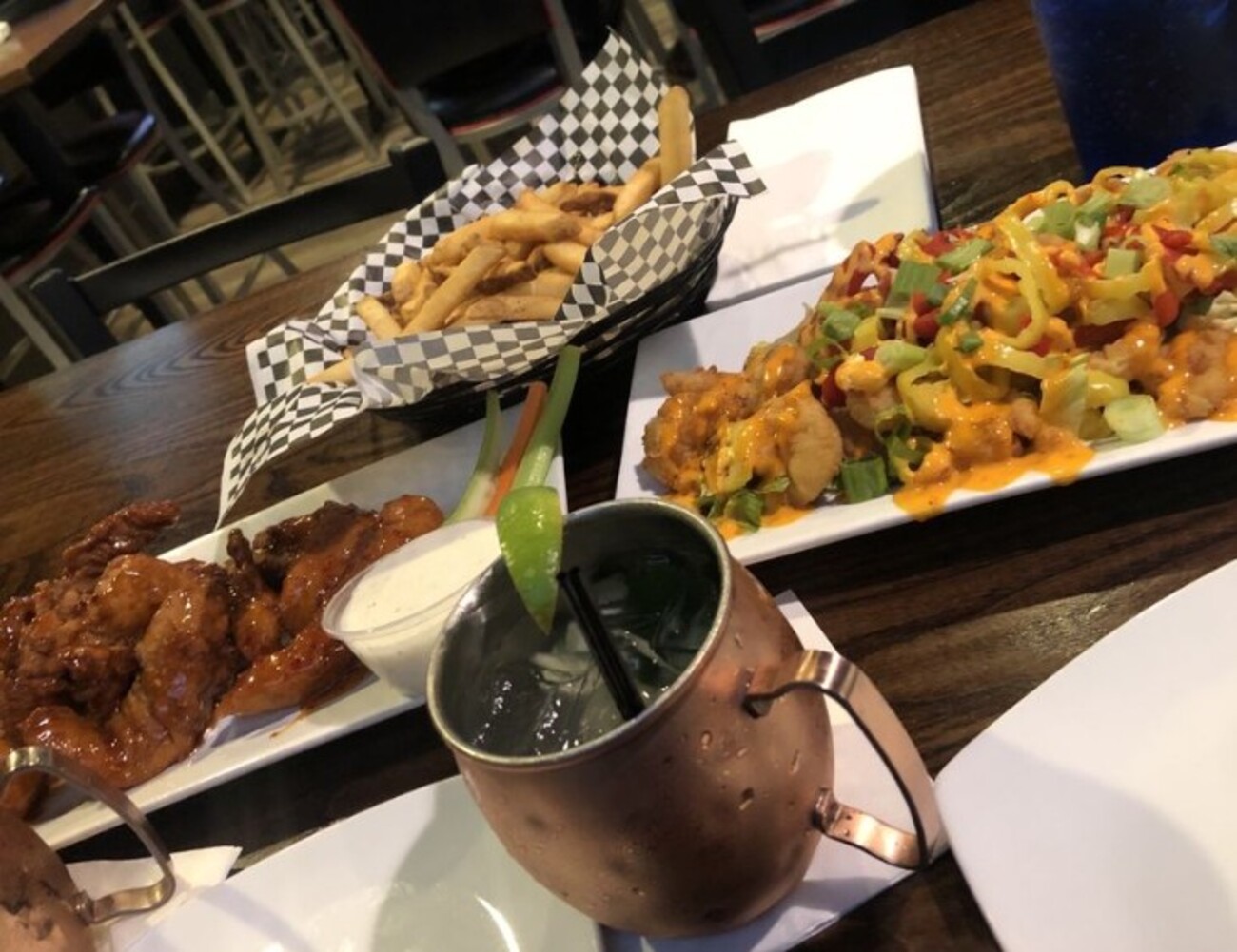 Food at Brack’s Grille & Tap located in Brockton, MA. 