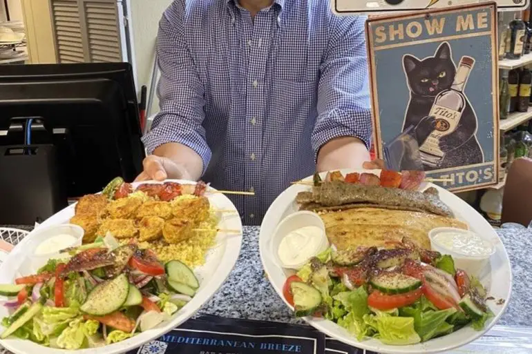 Foods at Mediterranean Breeze Bar & Grill located in Gainesville, GA.