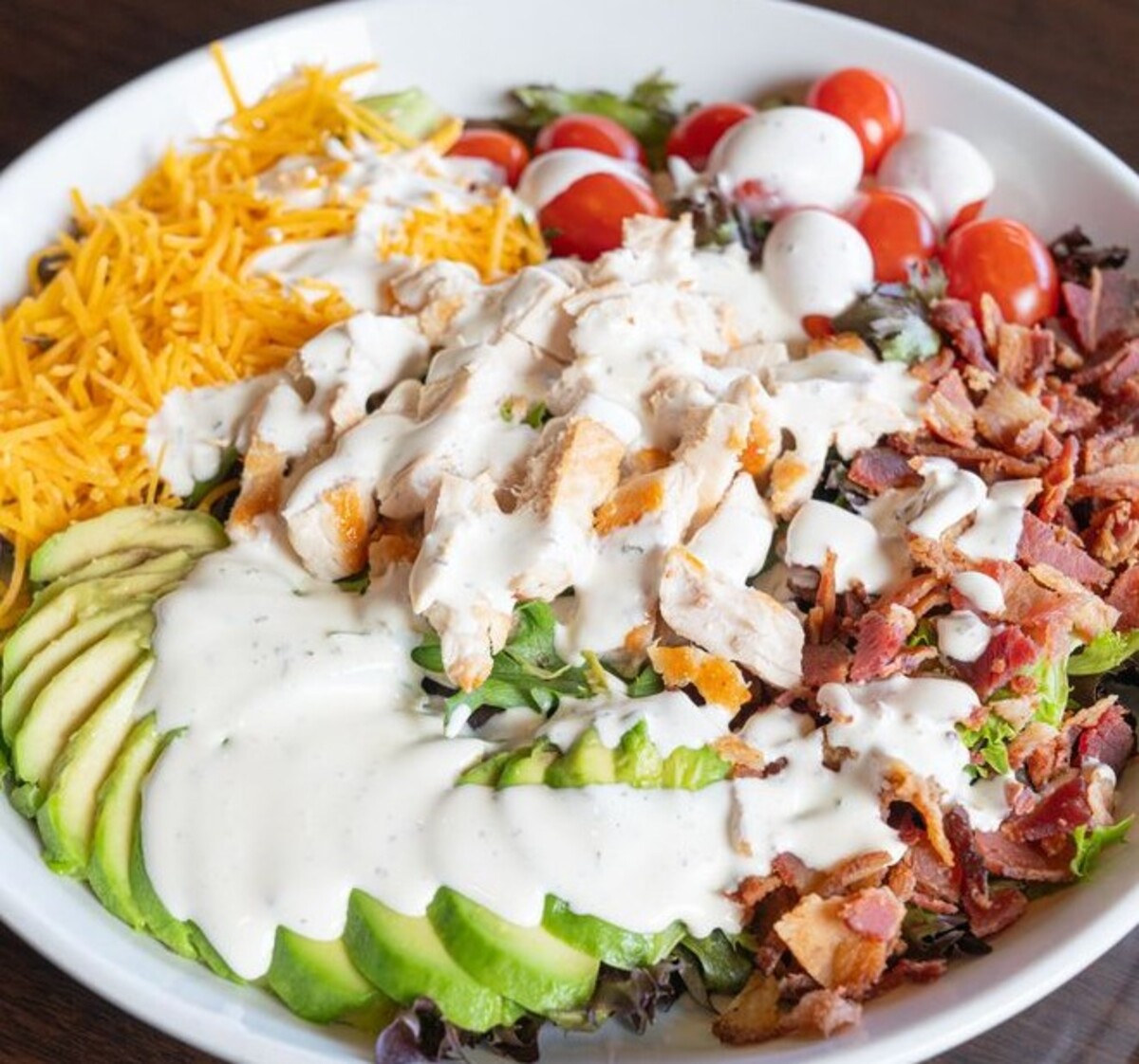 Food at Eddie's Diner located in Plano, TX.