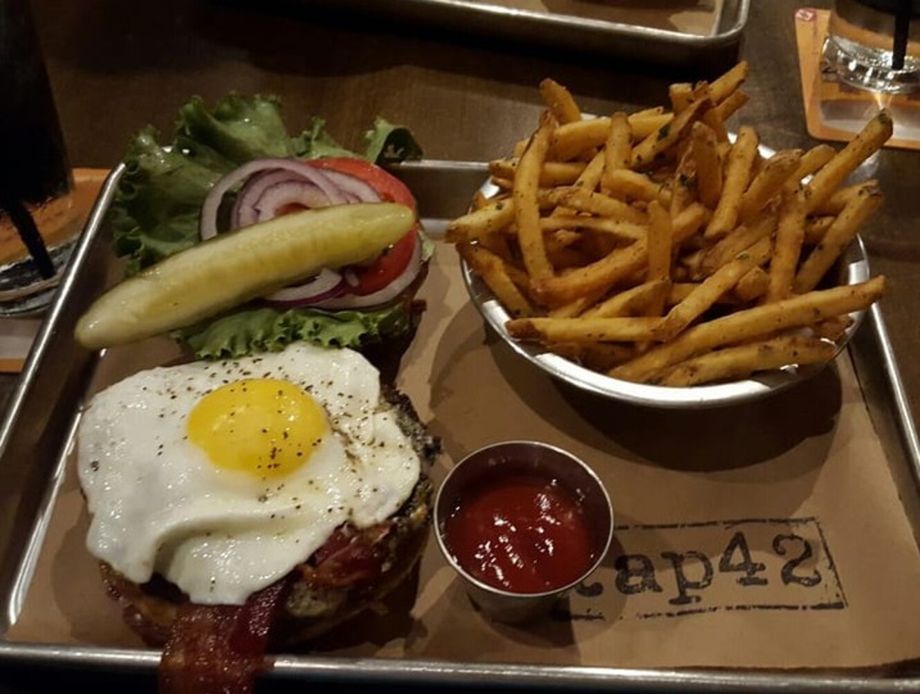 Foods at Tap 42 located in Boca Raton, FL. 